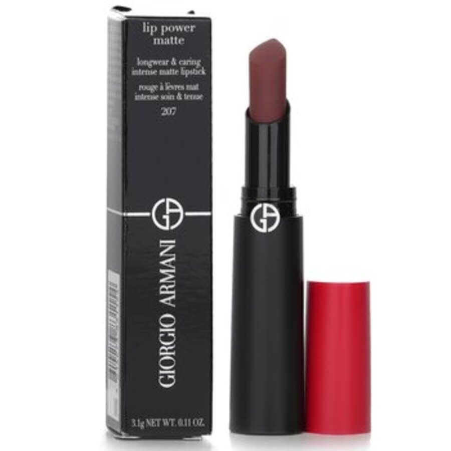 Giorgio Armani Ladies Lip Power Matte Longwear & Caring Intense Matte Lipstick 0.11 oz # 207 Devoted In # 207 Devoted