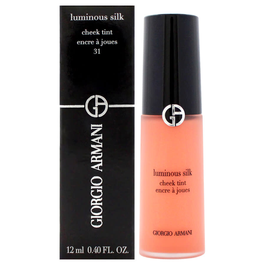 Giorgio Armani Ladies Luminous Silk Cheek Tint 0.4 oz 31 Vivid Coral Makeup 3614274190885 In Pink