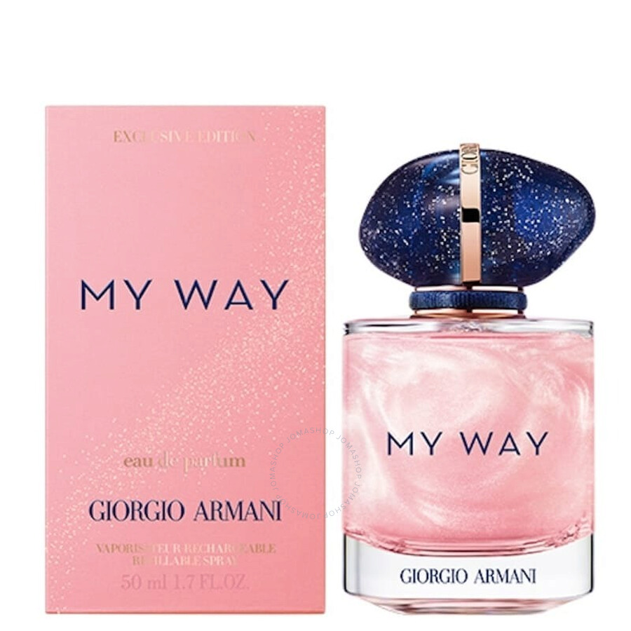 Shop Giorgio Armani Ladies My Way Exclusive Edition Edp 1.7 oz Fragrances 3614273956888 In Orange / White