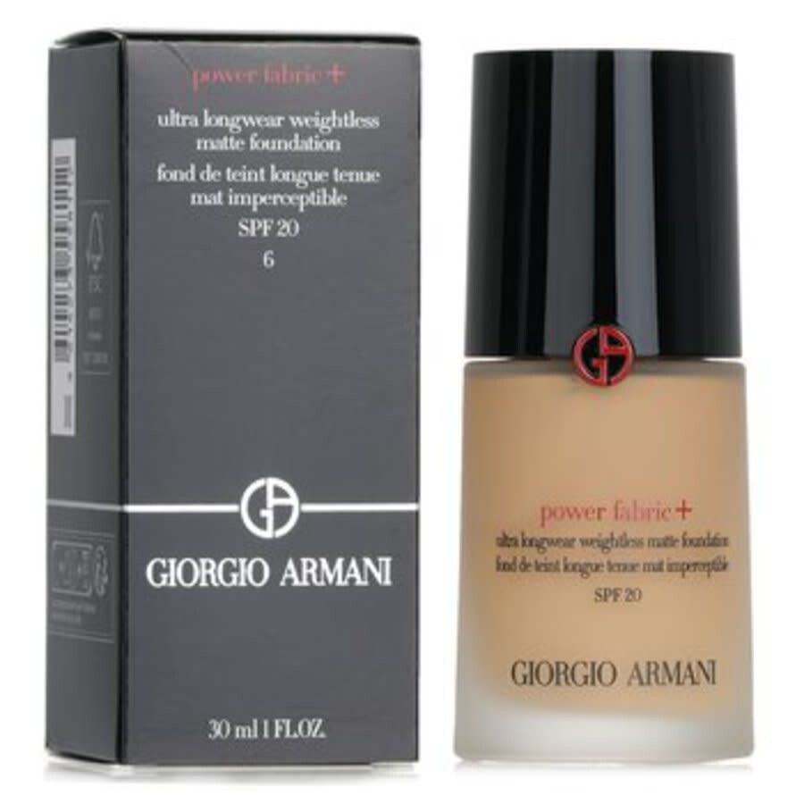 Giorgio Armani Ladies Power Fabric+ Ultra Longwear Weightless Matte Foundation Spf 20 1 oz # 6 Makeu