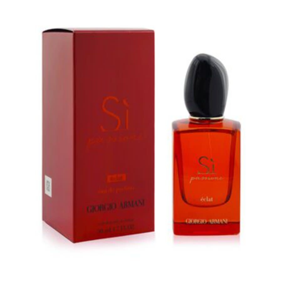 Giorgio Armani Ladies Si Passione Eclat Edp Spray 1.7 oz Fragrances 3614273604925 In Black / White