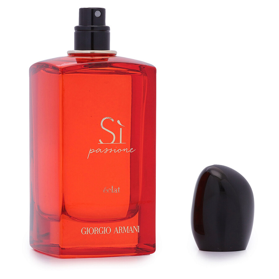 Giorgio Armani Ladies Si Passione Eclat Edp Spray 3.38 oz Fragrances 3614273604888 In Black / White