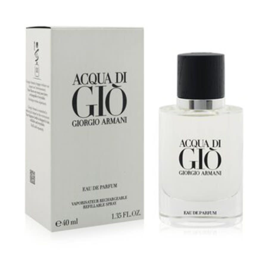 Giorgio Armani Men's Acqua Di Gio Edp Refillable Spray 1.35 oz Fragrances 3614273662499 In Green