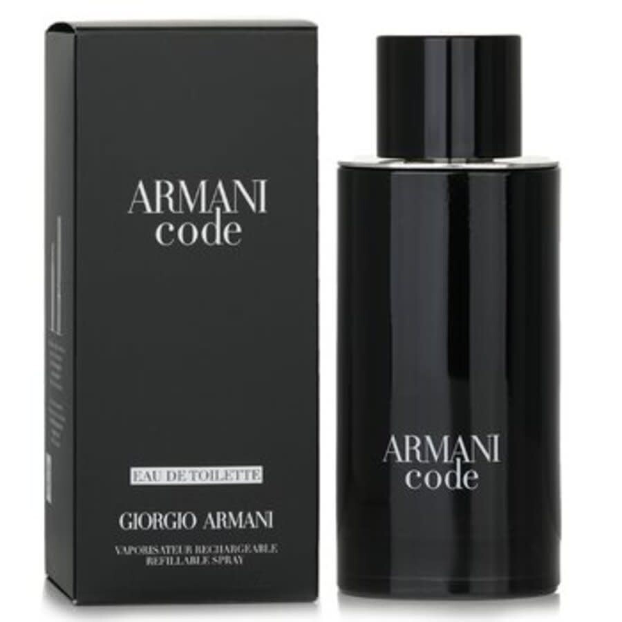 Shop Giorgio Armani Men's Armani Code Edt Spray Refillable 4.2 oz Fragrances 3614273636513 In Olive