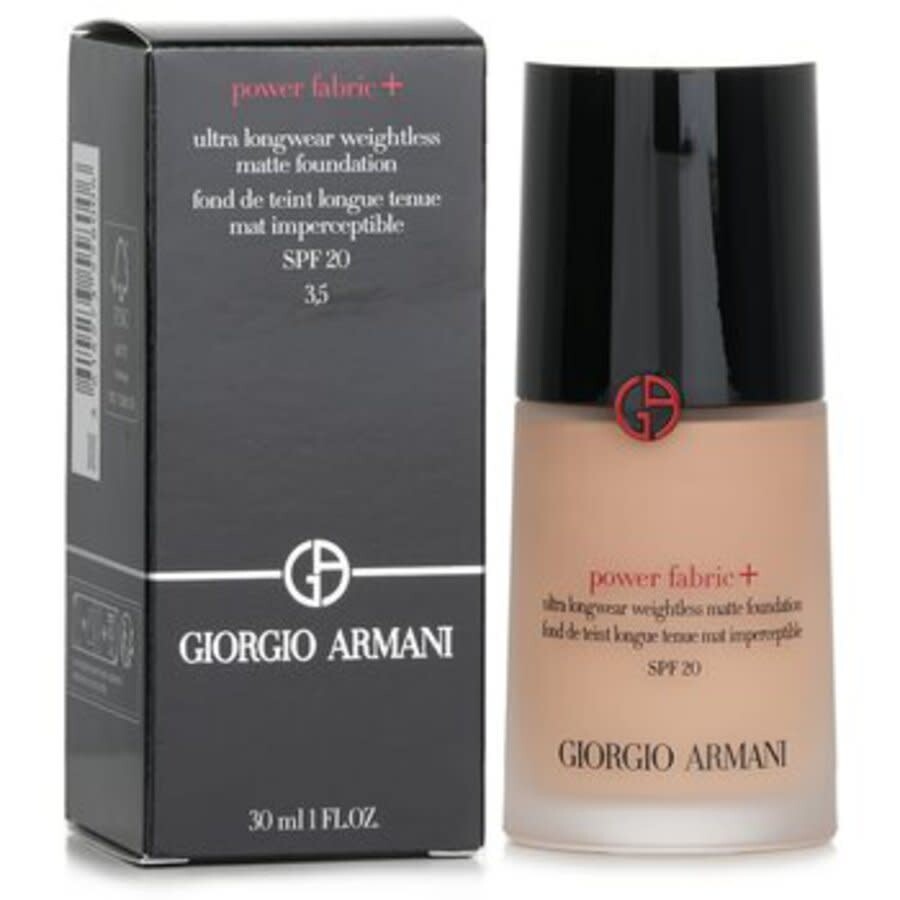 Giorgio Armani Power Fabric+ Ultra Longwear Weightless Matte Foun 1 oz # 3.5 Makeup 3614273558006