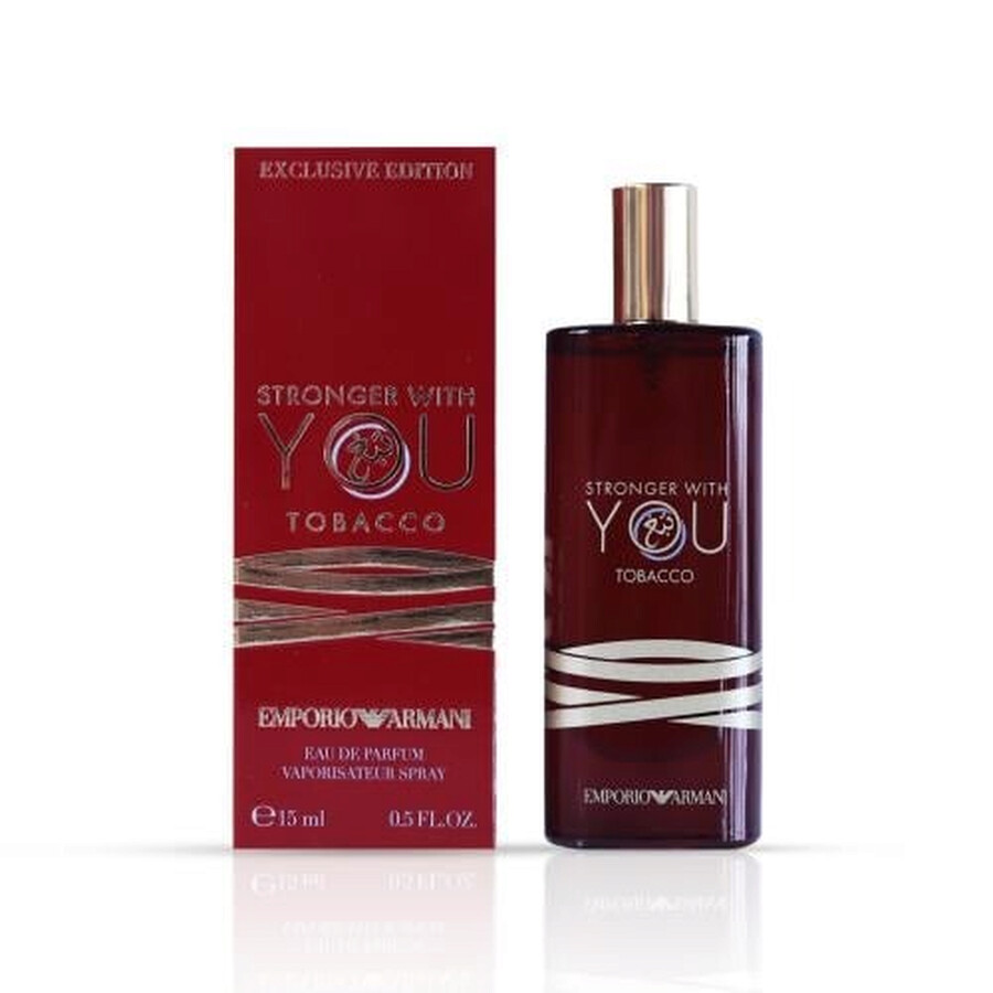 Giorgio Armani Stronger With You Tobacco EDP Spray 0.5 oz