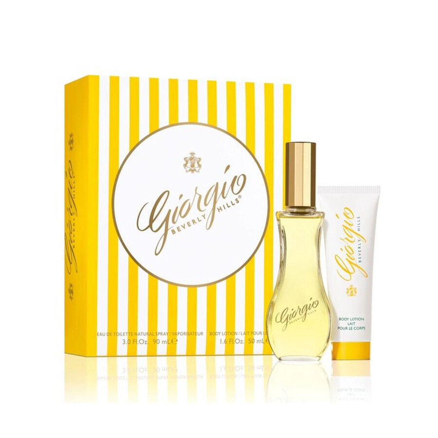 Giorgio Beverly Hills Ladies Yellow Gift Set Fragrances 719346310031