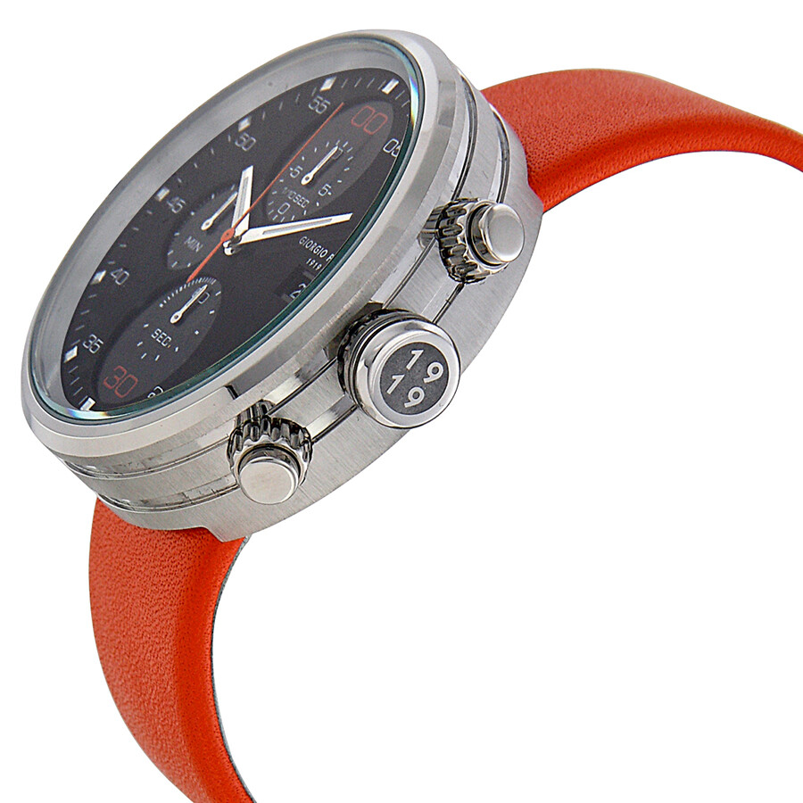 Fedon 1919 Speed Timer II Steel Black Dial Men's Watch GFAY002