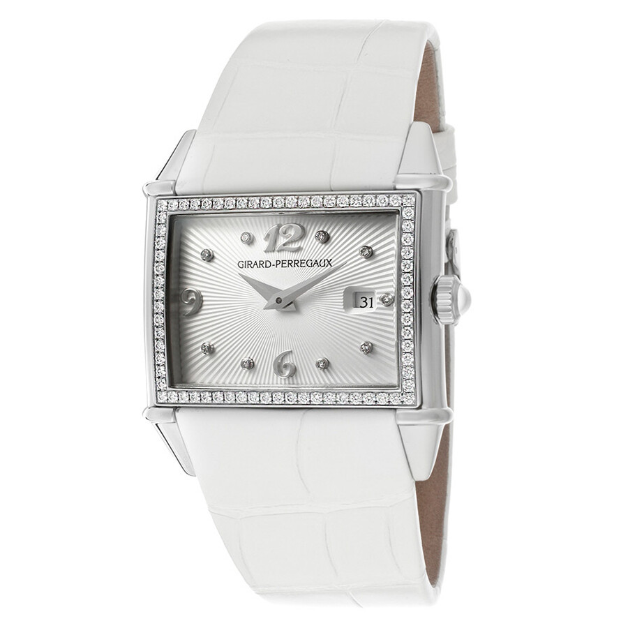 Girard Perregaux Vintage 1945 Steel Diamond Ladies Watch