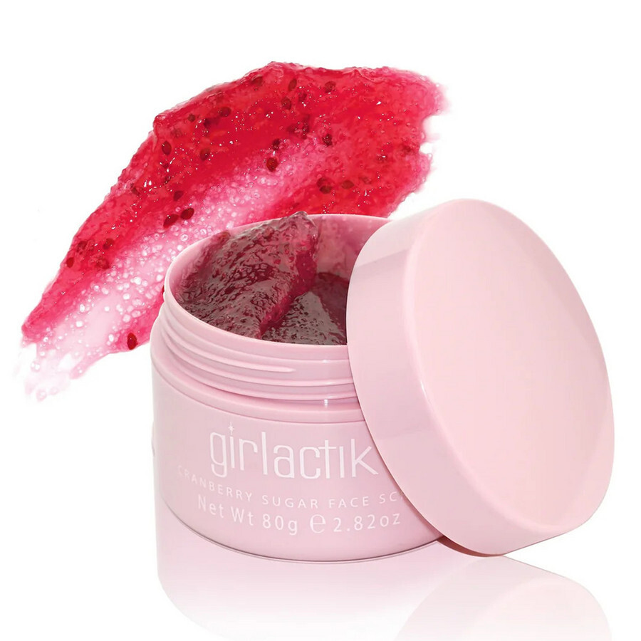 Girlactik Cranberry Sugar Face Scrub 2.82 oz Skin Care 693667599804