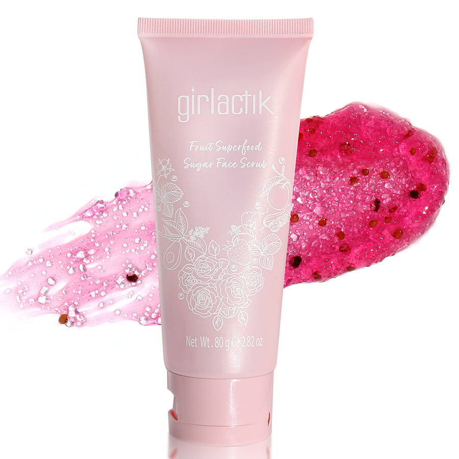 Girlactik Fruit Superfood Sugar Face Scrub 2.82 oz Skin Care 693667599811
