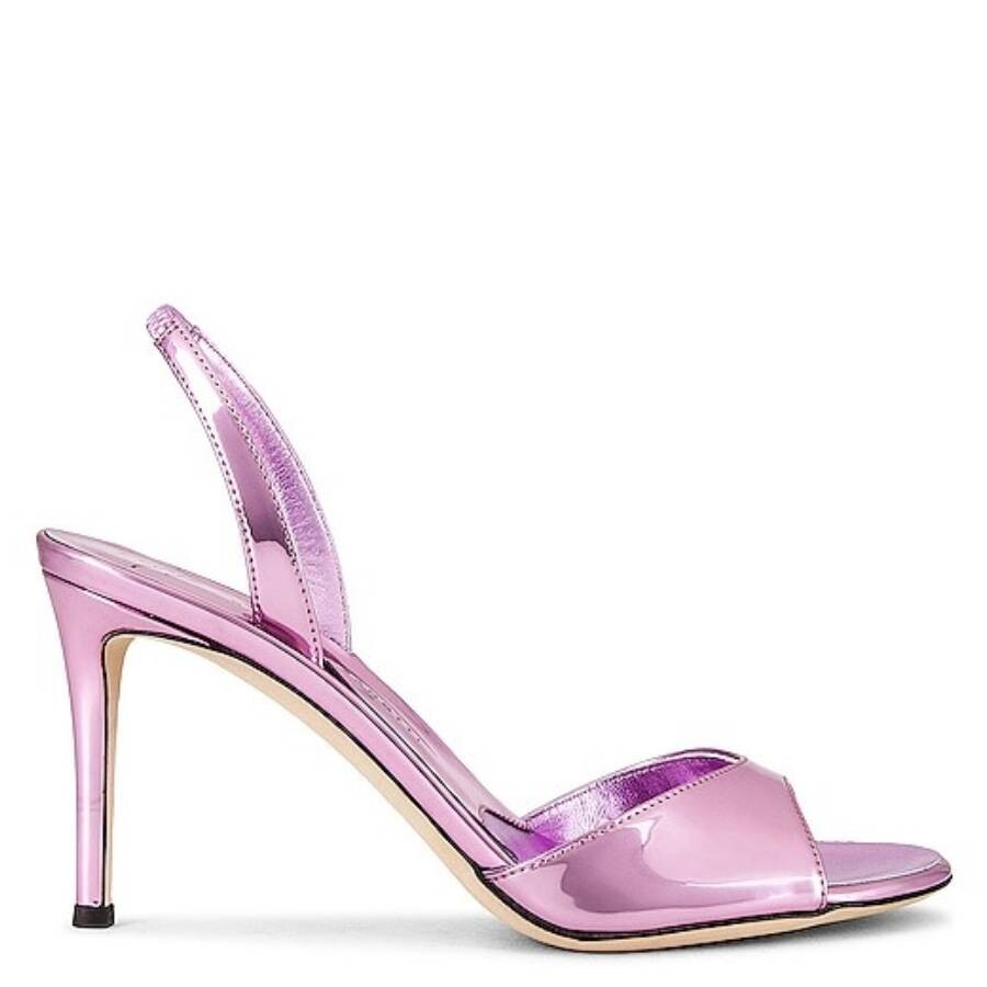 Giuseppe Zanotti Basic 85 Slingback Metallic Sandals