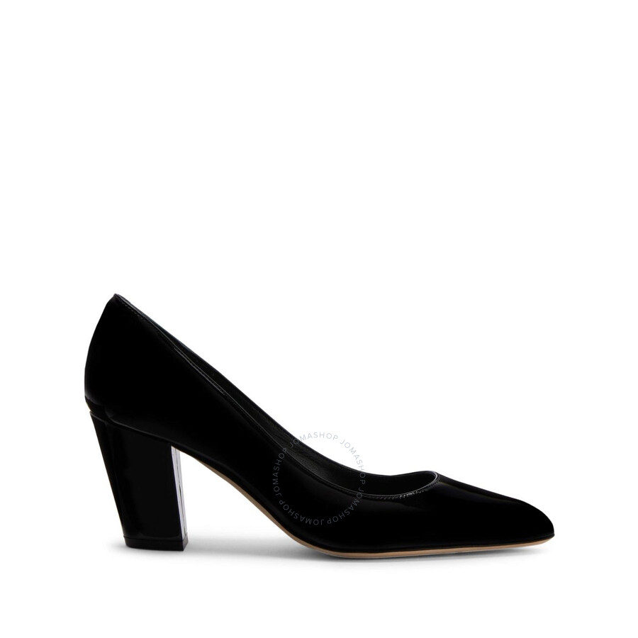 Giuseppe Zanotti Femiy 70 Mm Patent-effect Pumps In Black