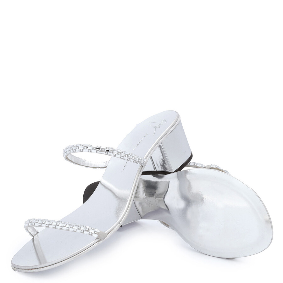 Shop Giuseppe Zanotti Ladies Eolo Mauritia Slip-on Sandals