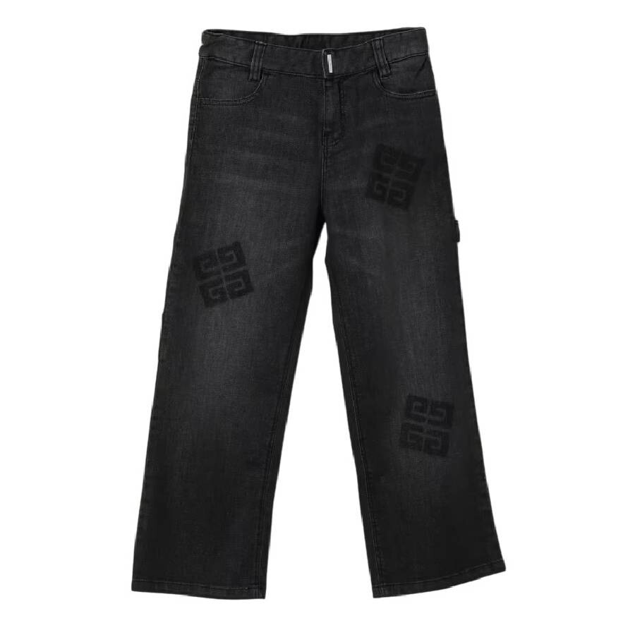 Adjustable Waist Denim Jeans