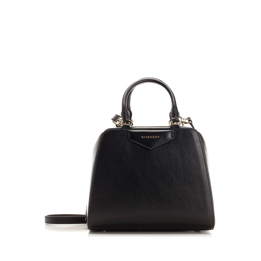 Givenchy Antigona Cube Mini Handbag In Black