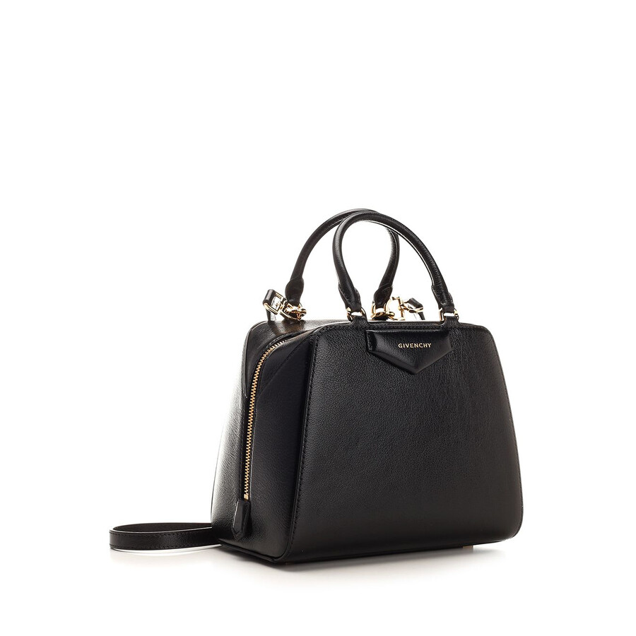 Givenchy Antigona Cube Mini Handbag In Black
