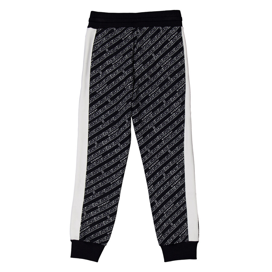 Boys Chain-Link Print Sweatpants