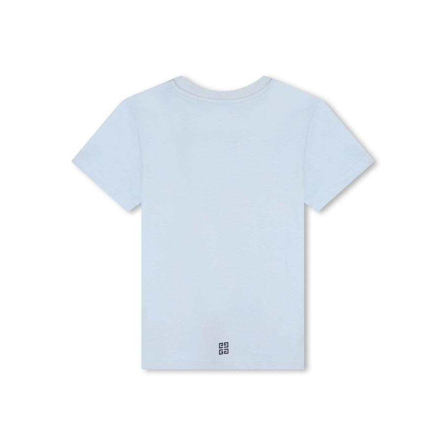 Givenchy Logo-print Cotton T-shirt In Blue
