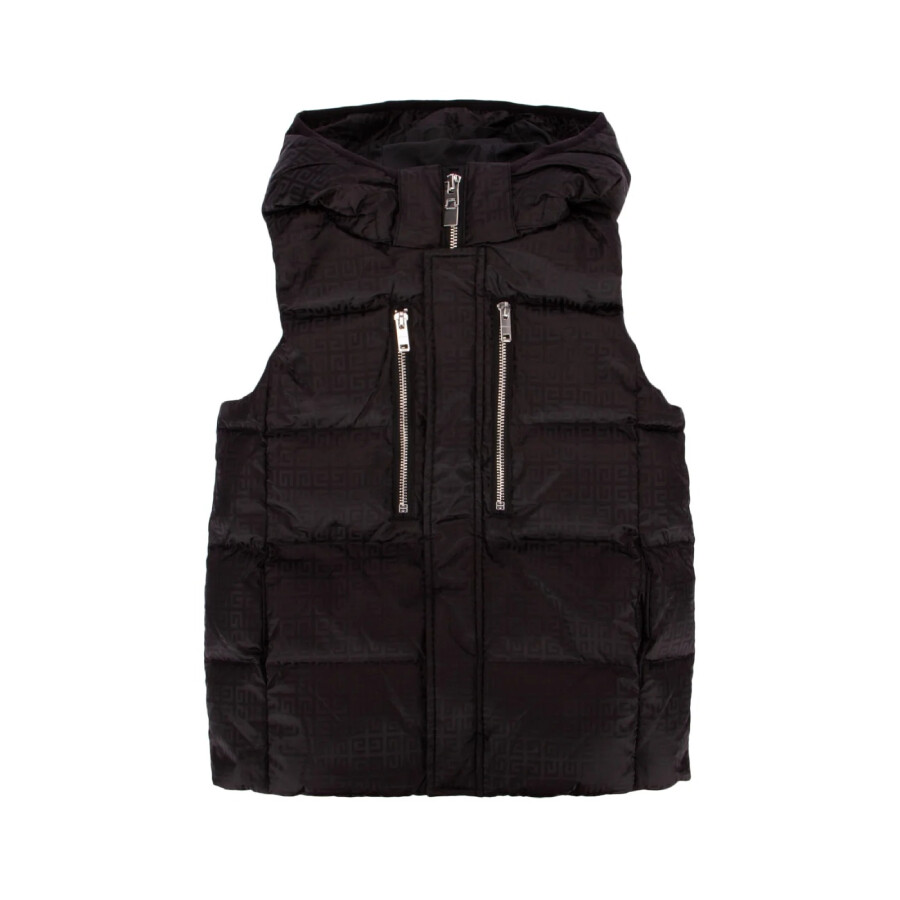 Boys Logo-Embroidered Zipped Padded Vest