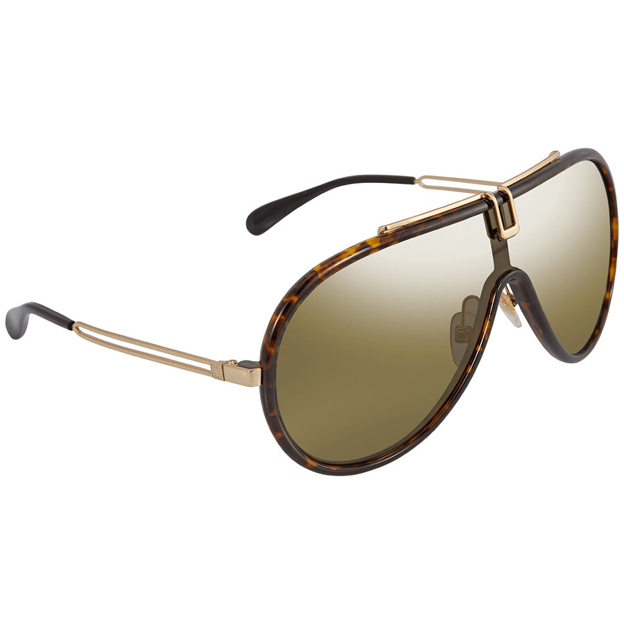 Givenchy Brown Gold SP Pilot Men's Sunglasses GV7111S008699