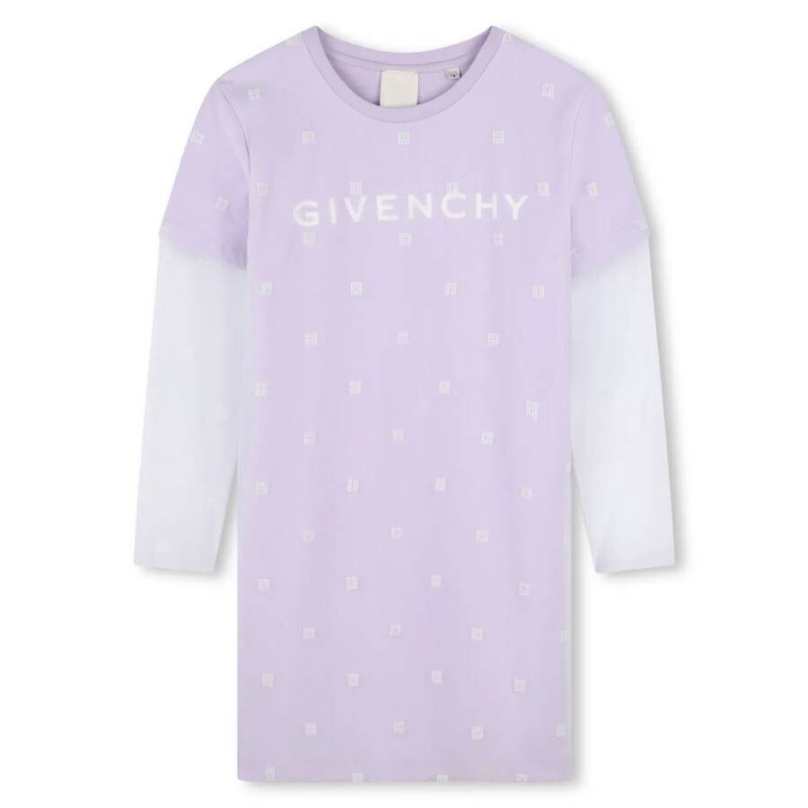 Girls Layered Long-Sleeved T-Shirt Dress