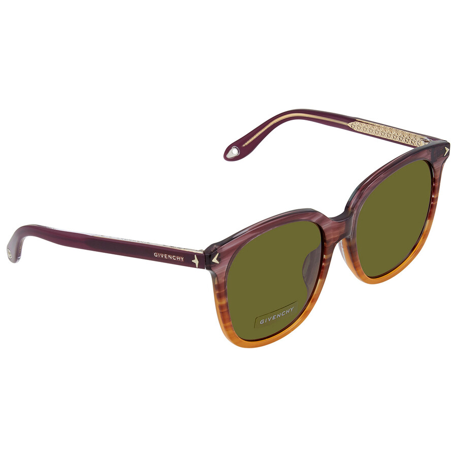 givenchy green square sunglasses