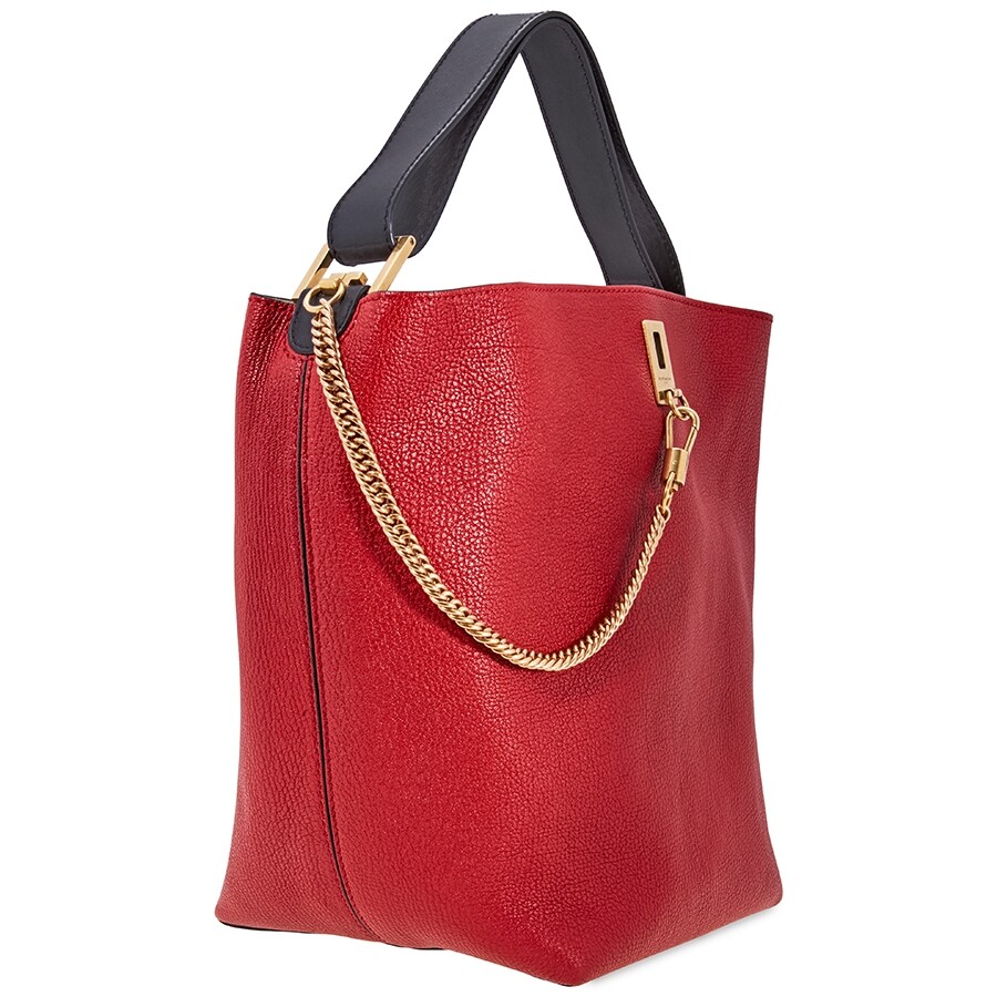 Givenchy GV Bucket Bag in Grained LeatherRed Givenchy Handbags