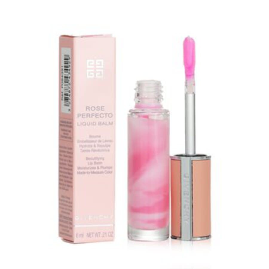 Givenchy Ladies Rose Perfecto Liquid Lip Balm 0.21 oz # 001 Pink Irresistible Makeup 3274872434929 In Pink