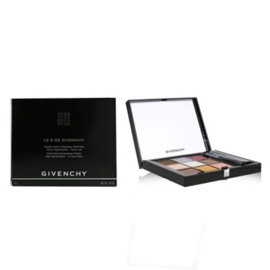 Givenchy - Le 9 De Multi Finish Eyeshadows Palette (9x Eyeshadow) - # Le 9.01 8g/0.28oz In Silver Tone/black
