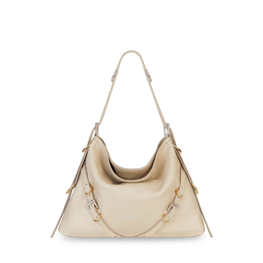 Givenchy Medium Voyou Shoulder Bag In Neutral