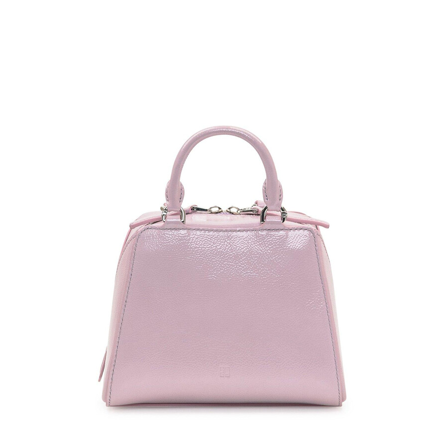 Givenchy Antigona Cube Nano Leather Handbag In Purple