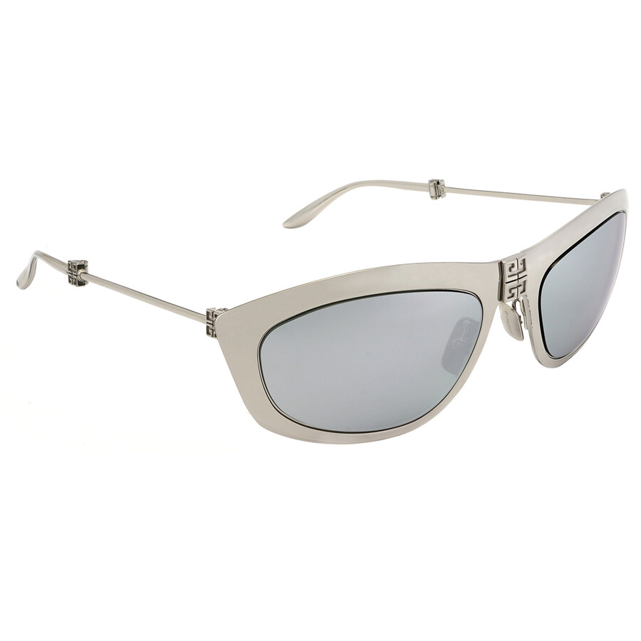 Givenchy Silver Rectangular Sunglasses GV7208S 10 57/21 716736420615