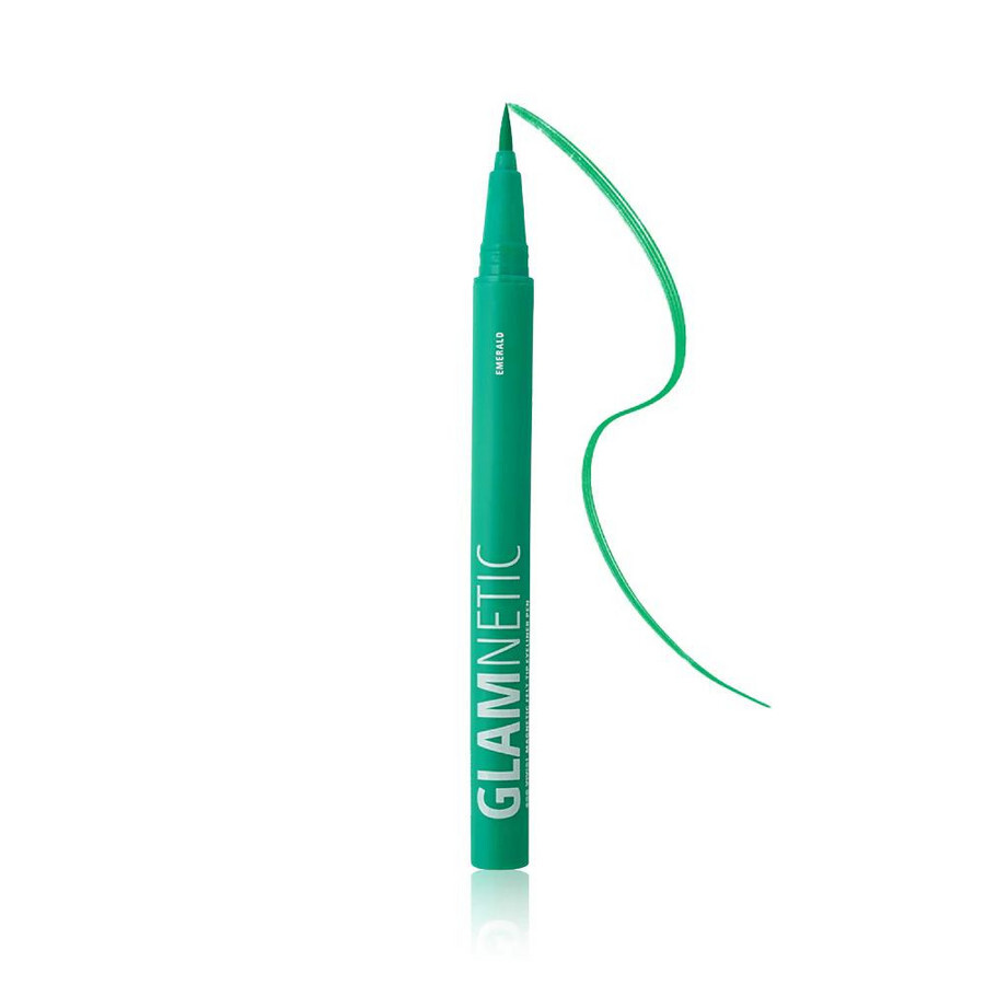 Glamnetic Ladies Soo Vivid! Colored Magnetic Felt Tip Eyeliner 1 oz Emerald Makeup 850023457202 In Green