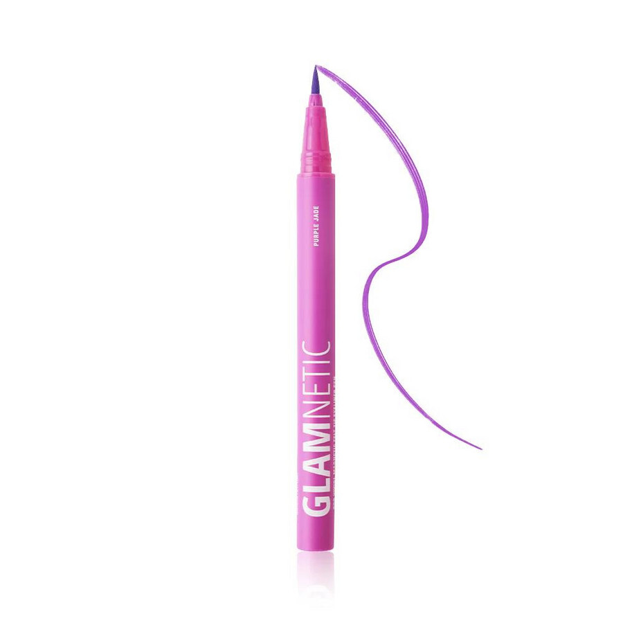 Glamnetic Ladies Soo Vivid! Colored Magnetic Felt Tip Eyeliner 1 oz Purple Jade Makeup 850023457196 In Multi