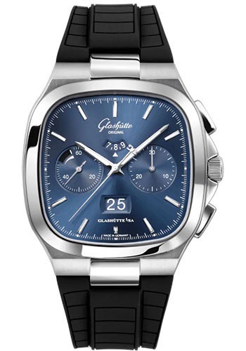 Glashutte Chronograph Automatic Blue Dial Men's Watch 1-37-02-08-02-63