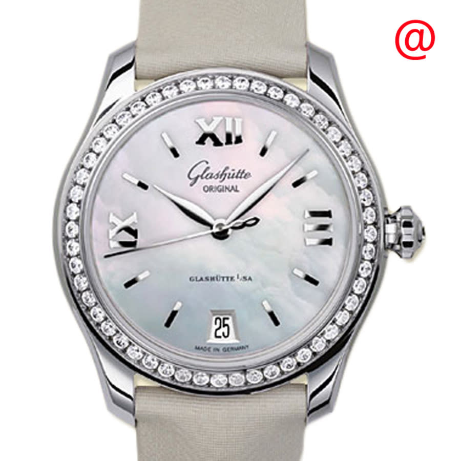 Glashutte Lady Serenade Automatic Diamond Ladies Watch 1-39-22-08-22-04