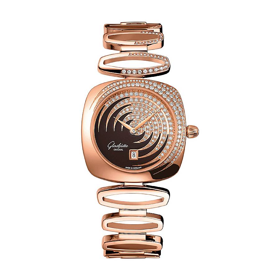 Glashutte Original Pavonina Quartz Ladies Watch 1-03-01-04-15-11
