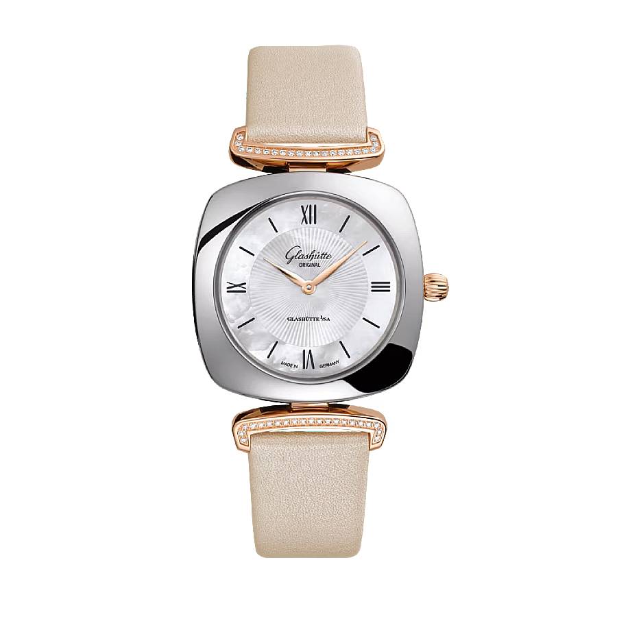 Glashutte Original Pavonina Quartz Ladies Watch 1-03-02-05-16-35