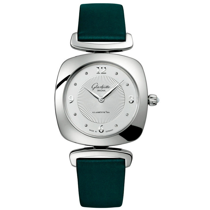 Glashutte Original Pavonina Quartz Silver Dial Ladies Watch W10302100234