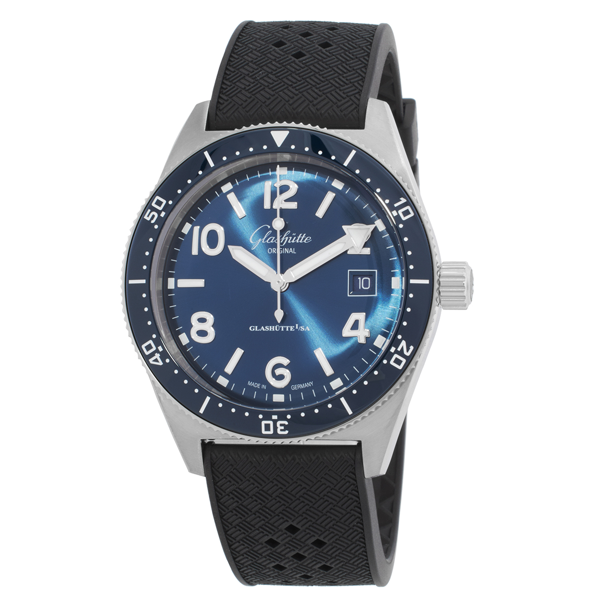 Glashutte Original SeaQ Automatic Blue Dial Men's Watch 1-39-11-09-81-06