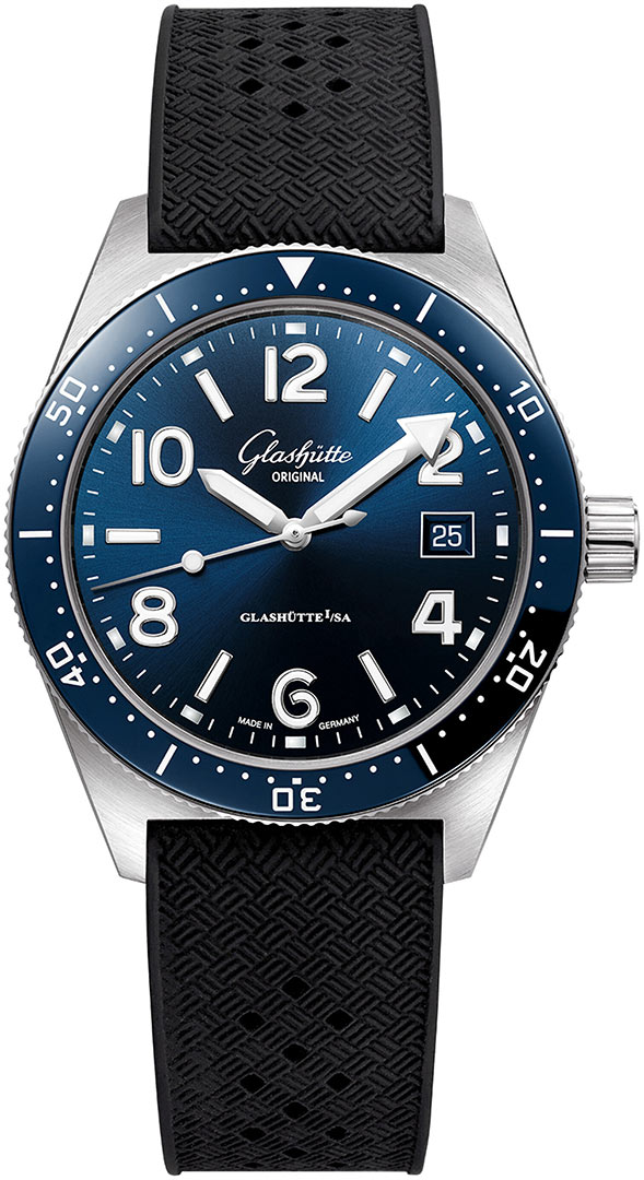 Glashutte Original SeaQ Automatic Blue Dial Men's Watch 1-39-11-09-81-33