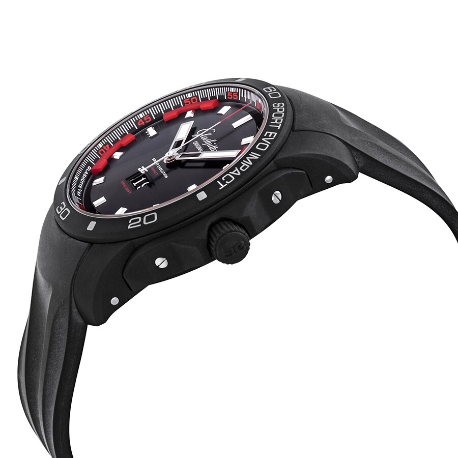 Glashutte Original Sport Evolution Impact Black Dial Automatic Men's Watch 3947161654