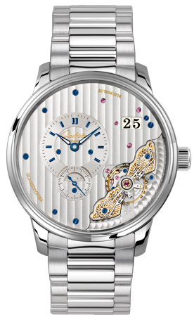 Glashutte PanoMaticInverse Automatic Silver Dial Men's Watch 1-91-02-02-02-70