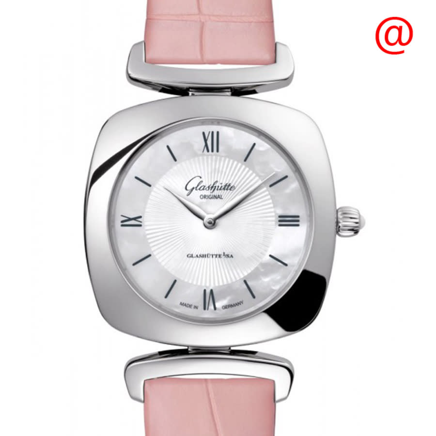 Glashutte Retro Collection Quartz White Dial Ladies Watch 1-03-02-05-02-31