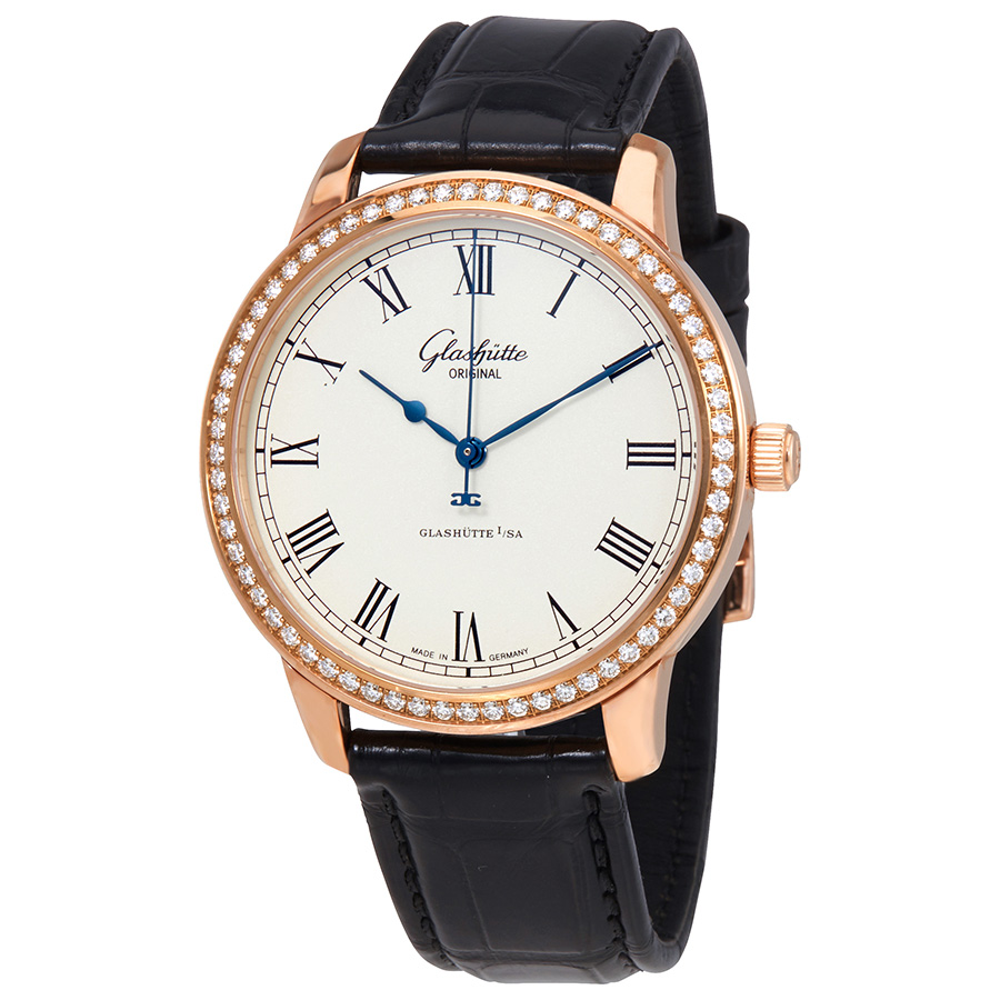 Glashutte Senator Automatic Diamond Men's Watch 39-59-01-15-04