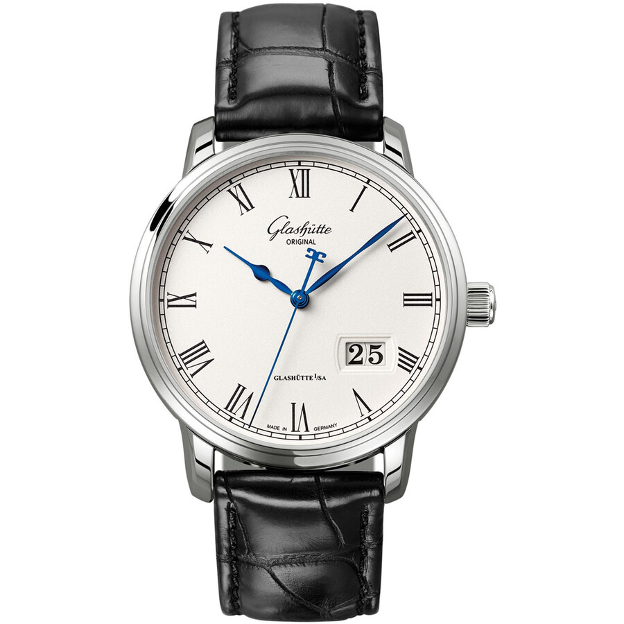 senator silver dial automatic mens watch