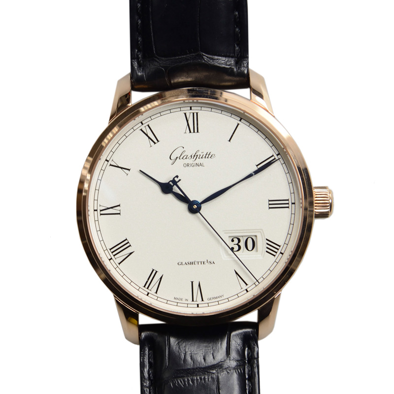 Glashutte Senator Silver Dial Automatic Men's Watch 100-03-32-45-04