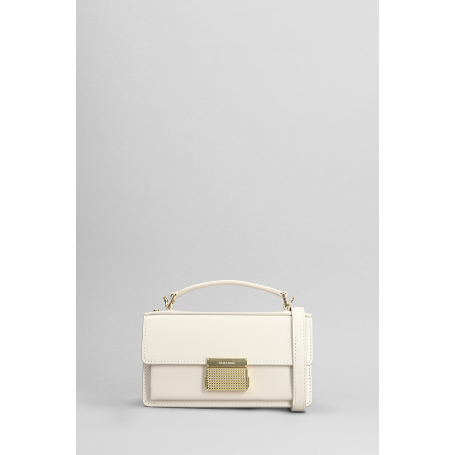 Golden Goose Venezia Leather Mini Crossbody Bag In White