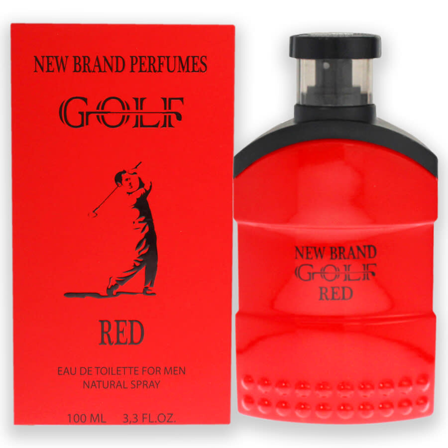 New Brand Golf Red By For Men - 3.3 oz Edt Spray In Red / Red. / Amber